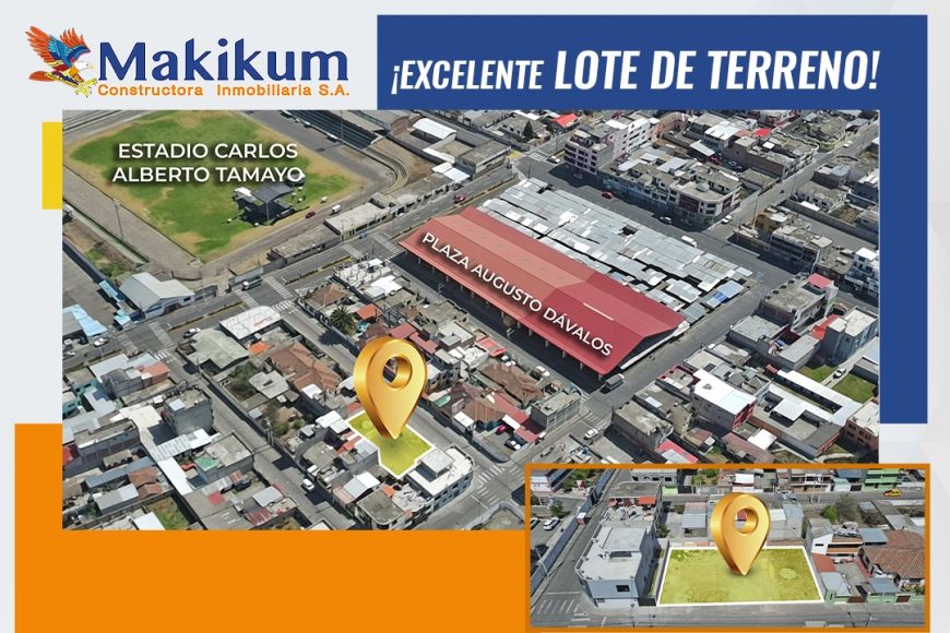 Ficha informativa del lote de 460 m² en Salcedo