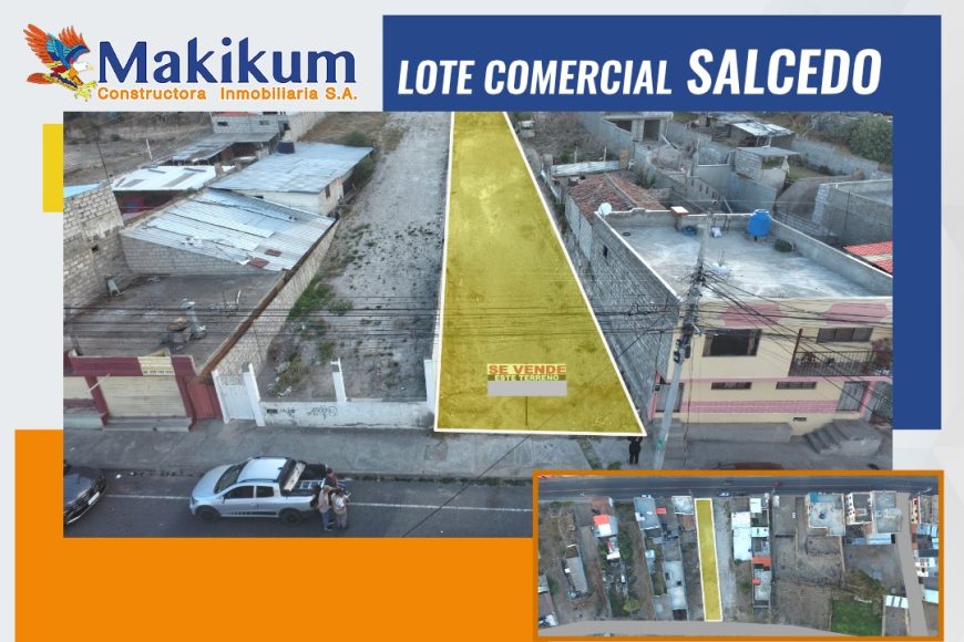Ficha informativa del lote con dos frentes en Salcedo